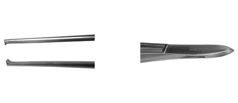 Cone Ring Curettes, 9" (23.0 Cm), Angled, 6.0 Mm Diameter